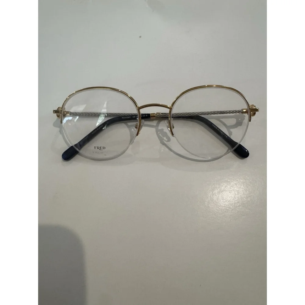 Fred Glasses FG50028U Gold Plated Sunglasses Eyewear Men's